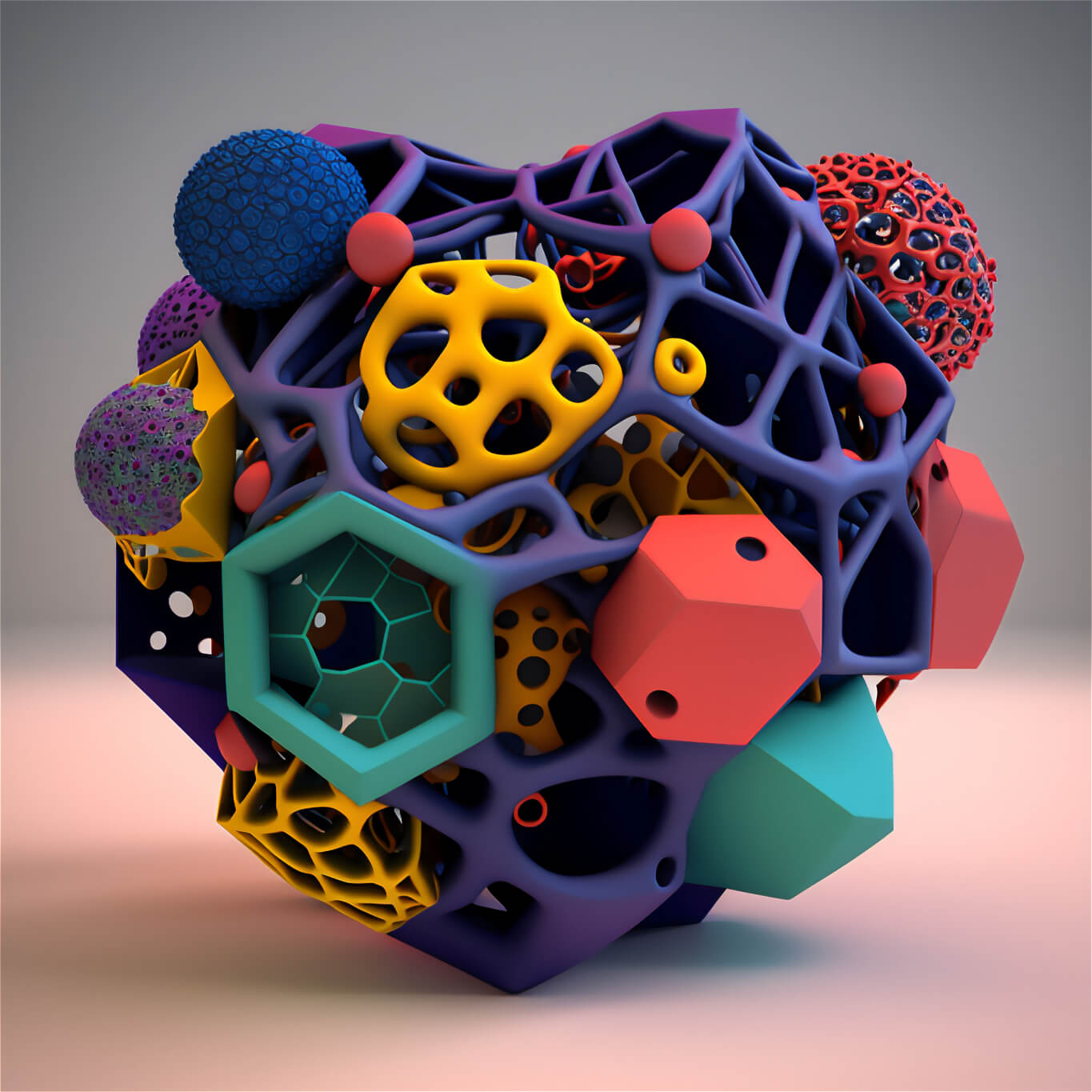 plastic-heart-plasticine-3d-illustration-3d-render